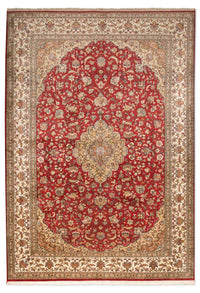 Silk Rug - Kashmir Silk - 245 x 170 cm - red