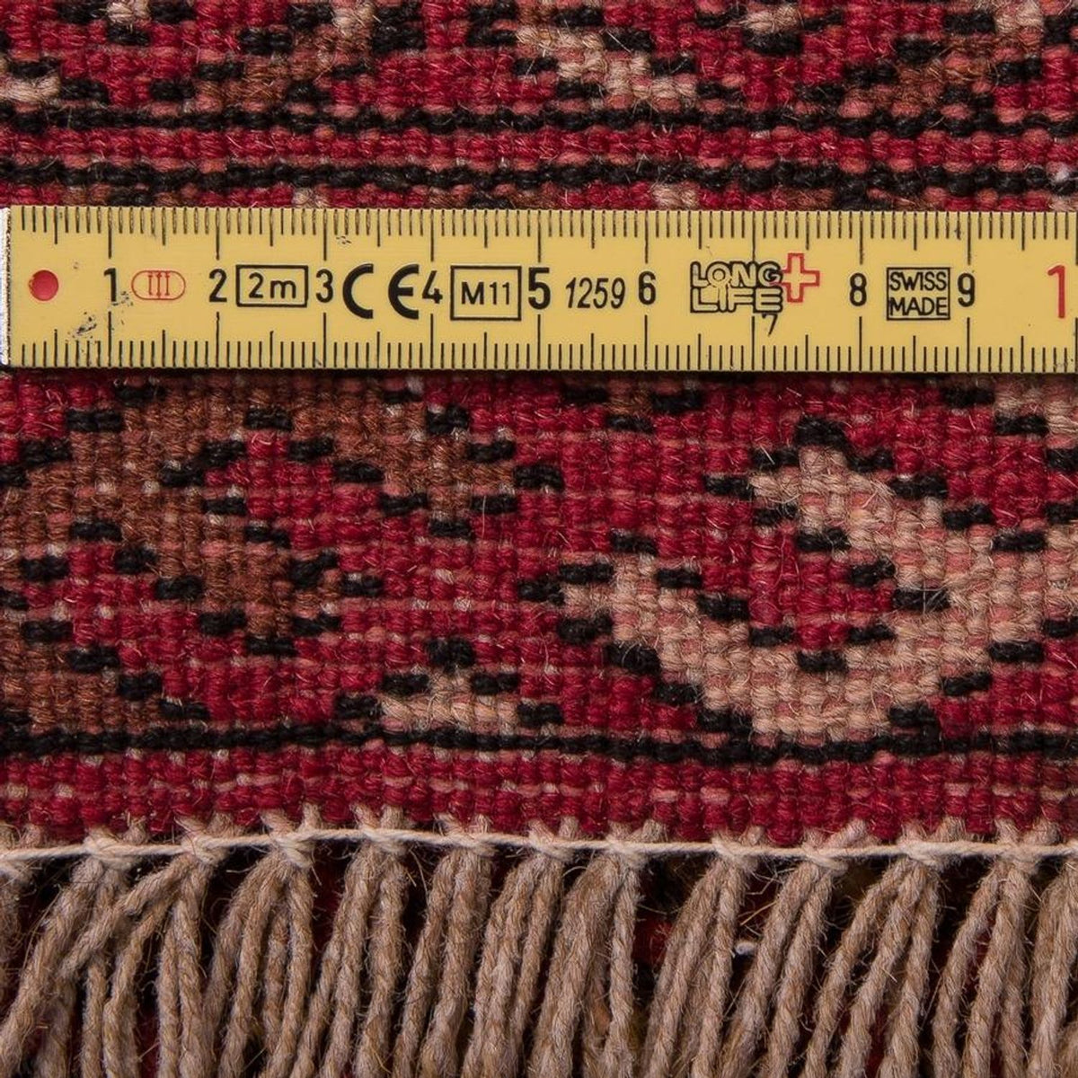 Turkaman Rug - 134 x 99 cm - dark blue