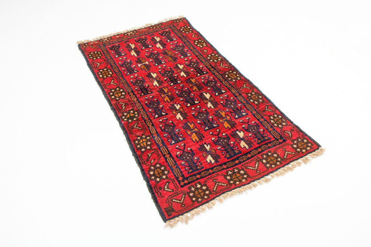 Belutsch Rug - 130 x 74 cm - red