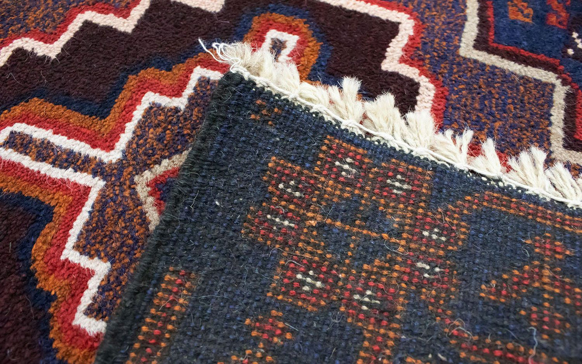 Belutsch Rug - 134 x 79 cm - blue