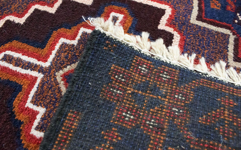 Belutsch Rug - 134 x 79 cm - blue