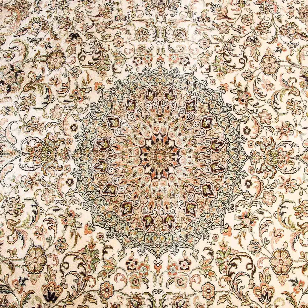 Silk Rug - Kashmir Silk - 314 x 213 cm - beige