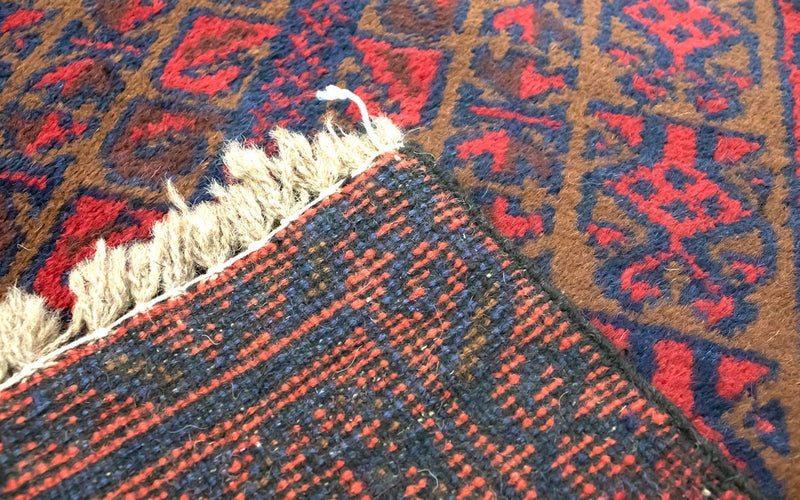 Belutsch Rug - 126 x 74 cm - red