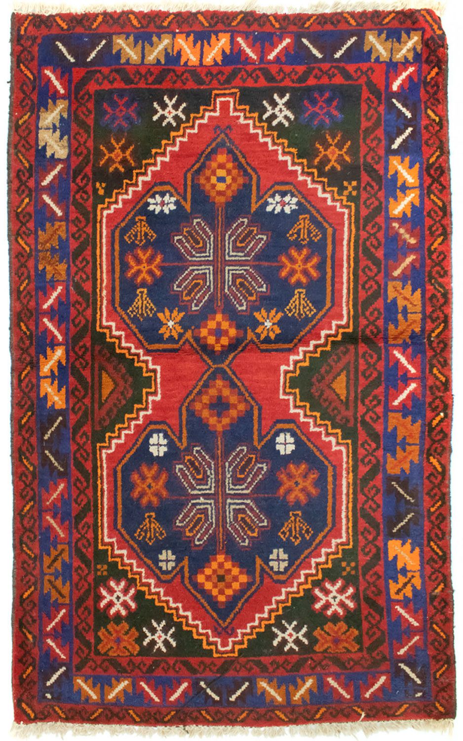 Belutsch Rug - 130 x 88 cm - red