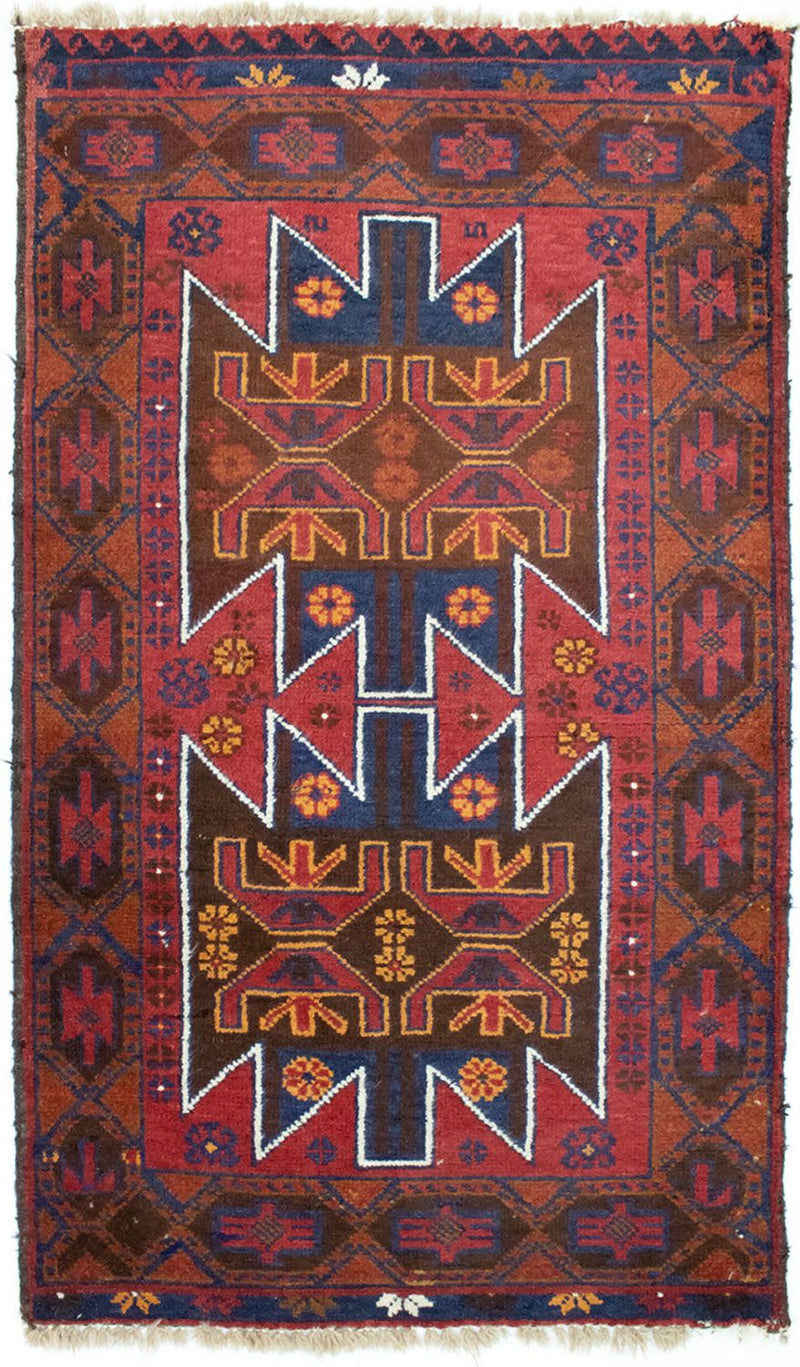 Belutsch Rug - 133 x 79 cm - red
