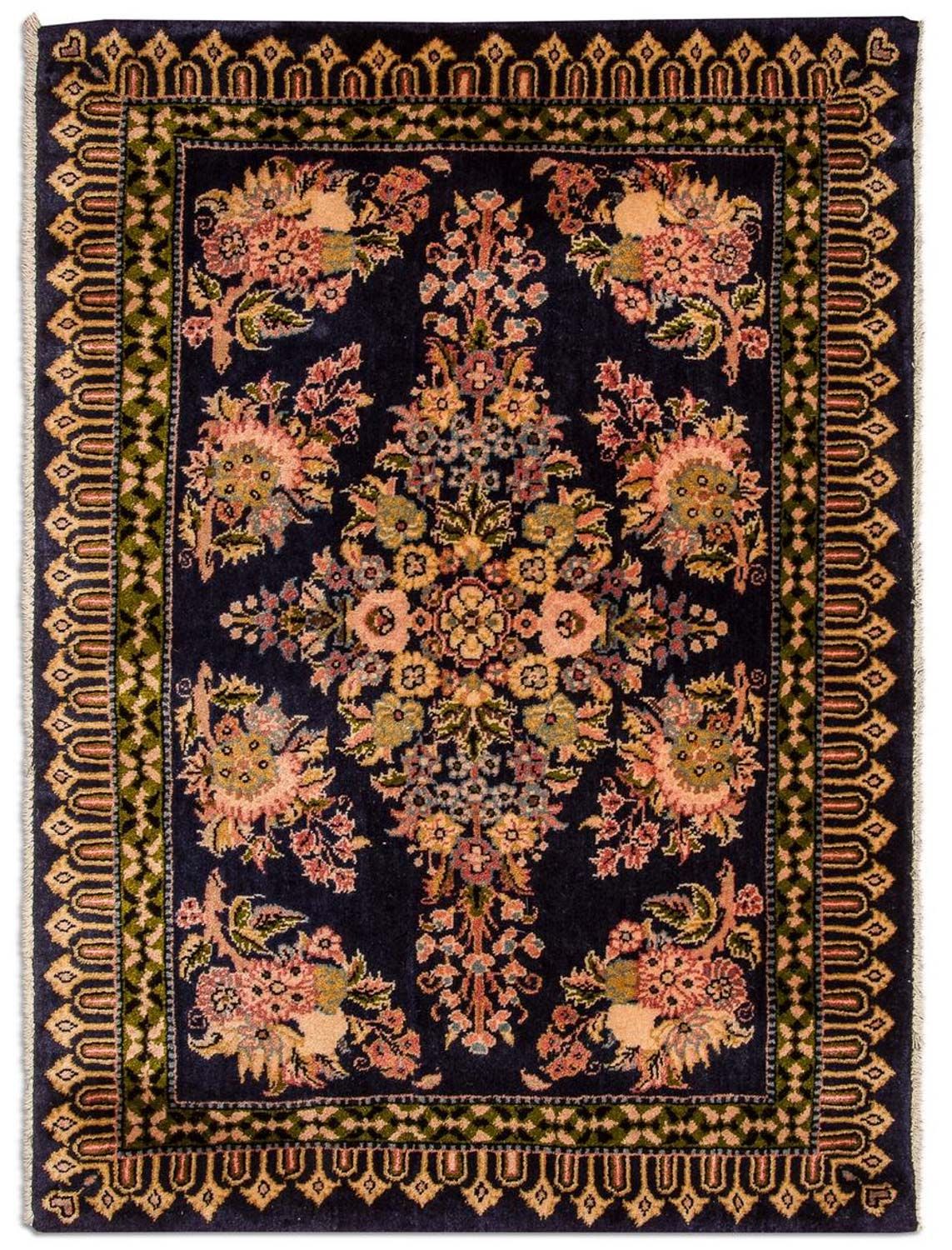 Perser Rug - Keshan - 98 x 70 cm - dark blue