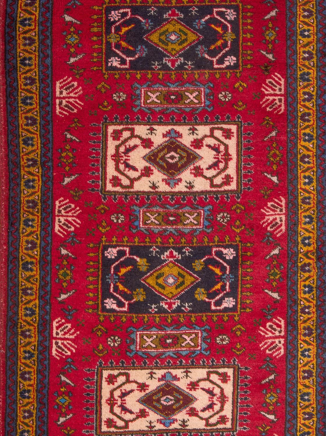 Runner Perser Rug - Nomadic - 308 x 83 cm - red