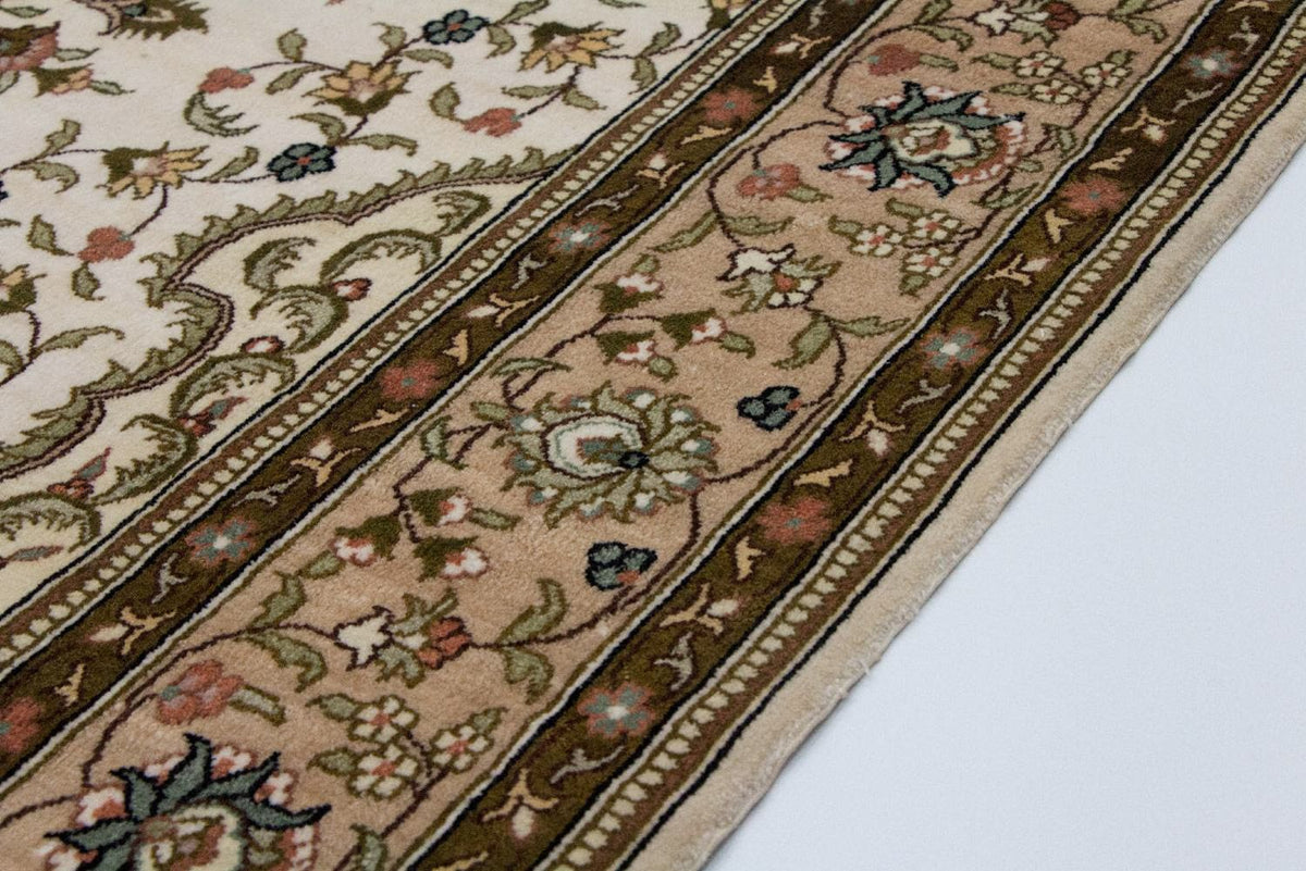 Silk Rug - Chinese Silk - 152 x 91 cm - beige