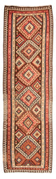 Kelim Teppich - Old 402 x 135 cm - mehrfarbig