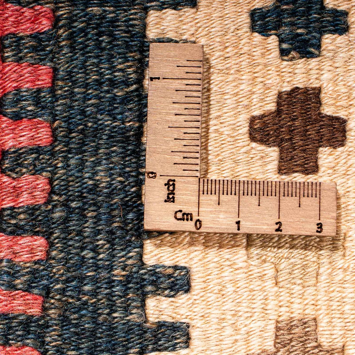 Runner Kelim Rug - Old - 402 x 135 cm - multicolored