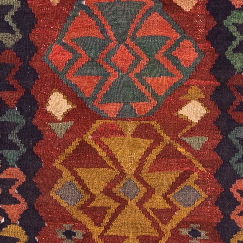 Runner Kelim Rug - Old - 230 x 110 cm - multicolored