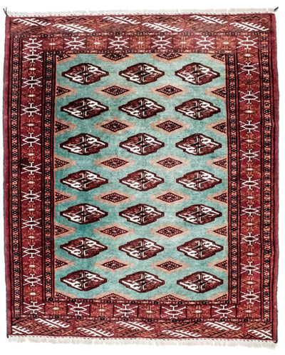 Turkaman Rug 100x124cm - Persian Rugs