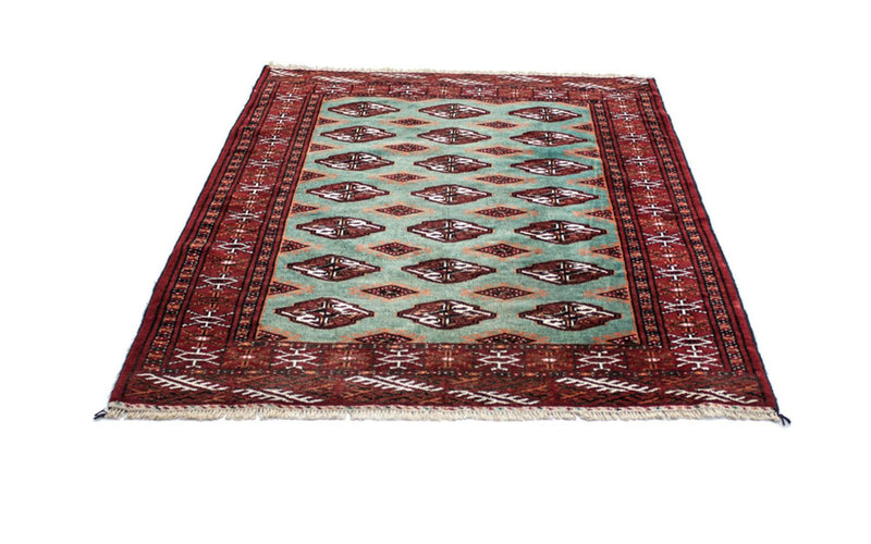 Turkaman Rug - 124 x 100 cm - turquoise