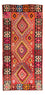 Runner Kelim Rug - Old - 350 x 150 cm - multicolored