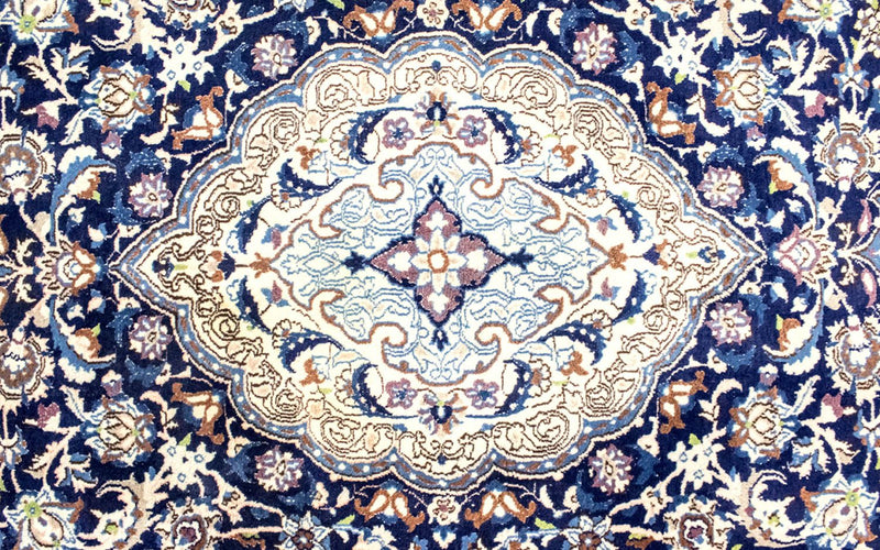 Perser Rug - Nain - Royal - 291 x 199 cm - blue