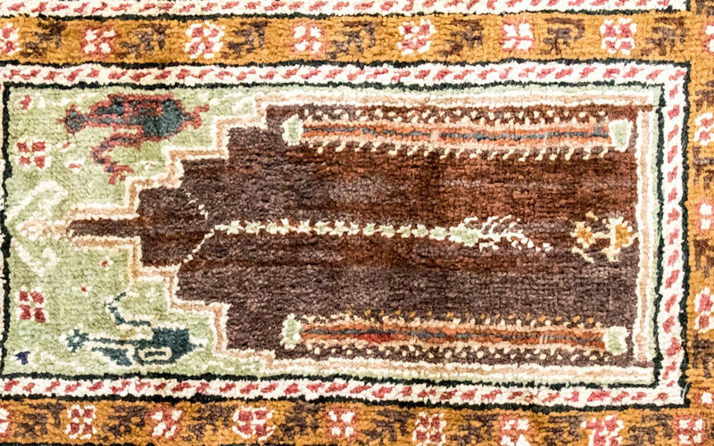 Silk Rug - Kayseri - 104 x 66 cm - multicolored