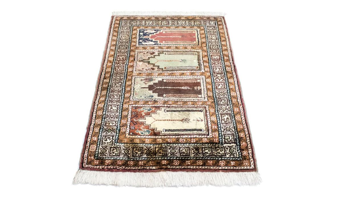 Silk Rug - Kayseri - 104 x 66 cm - multicolored