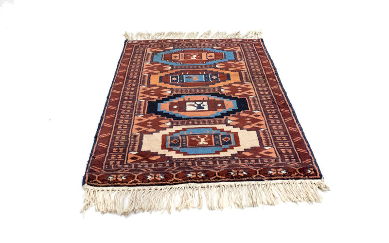 Afghan Rug - 69 x 46 cm - rust