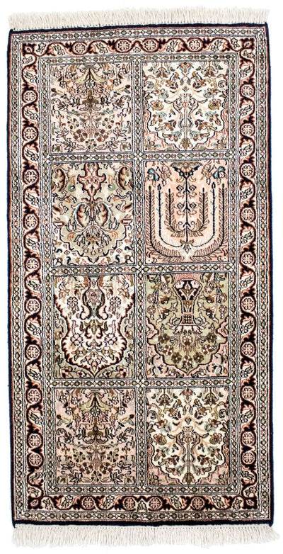 Kashmir Silk Rug 65x124cm - Oriental Rug