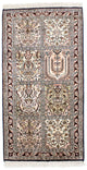Kashmir Silk Rug 124x65cm - Oriental Rug