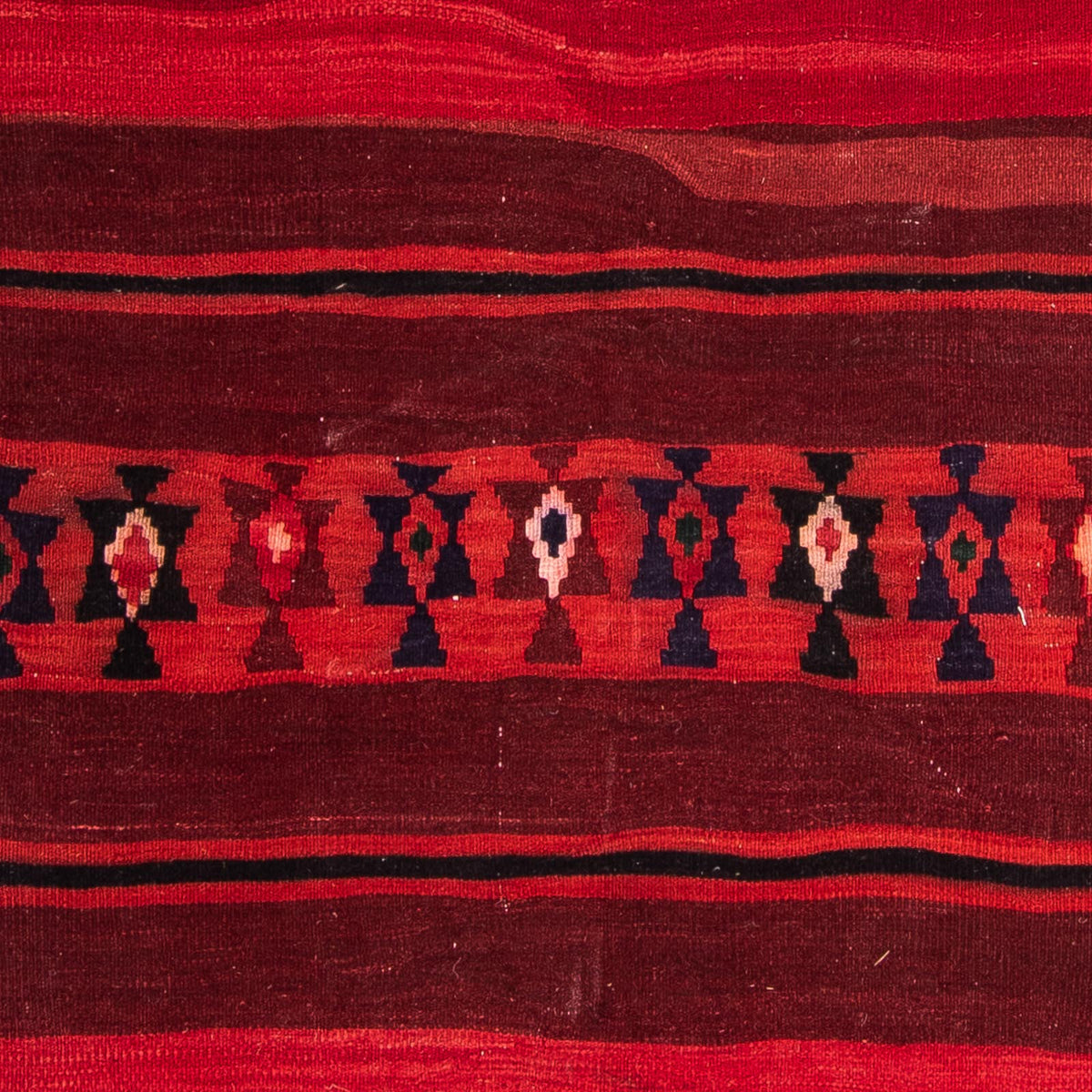 Runner Kelim Rug - Old - 315 x 155 cm - multicolored