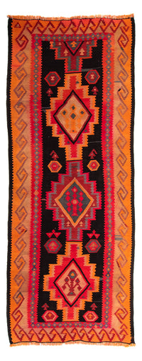 Runner Kelim Rug - Old - 325 x 140 cm - multicolored