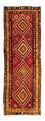 Runner Kelim Rug - Old - 320 x 125 cm - multicolored