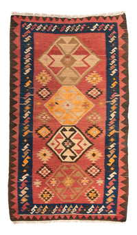 Kelim Rug - Old - 200 x 110 cm - multicolored