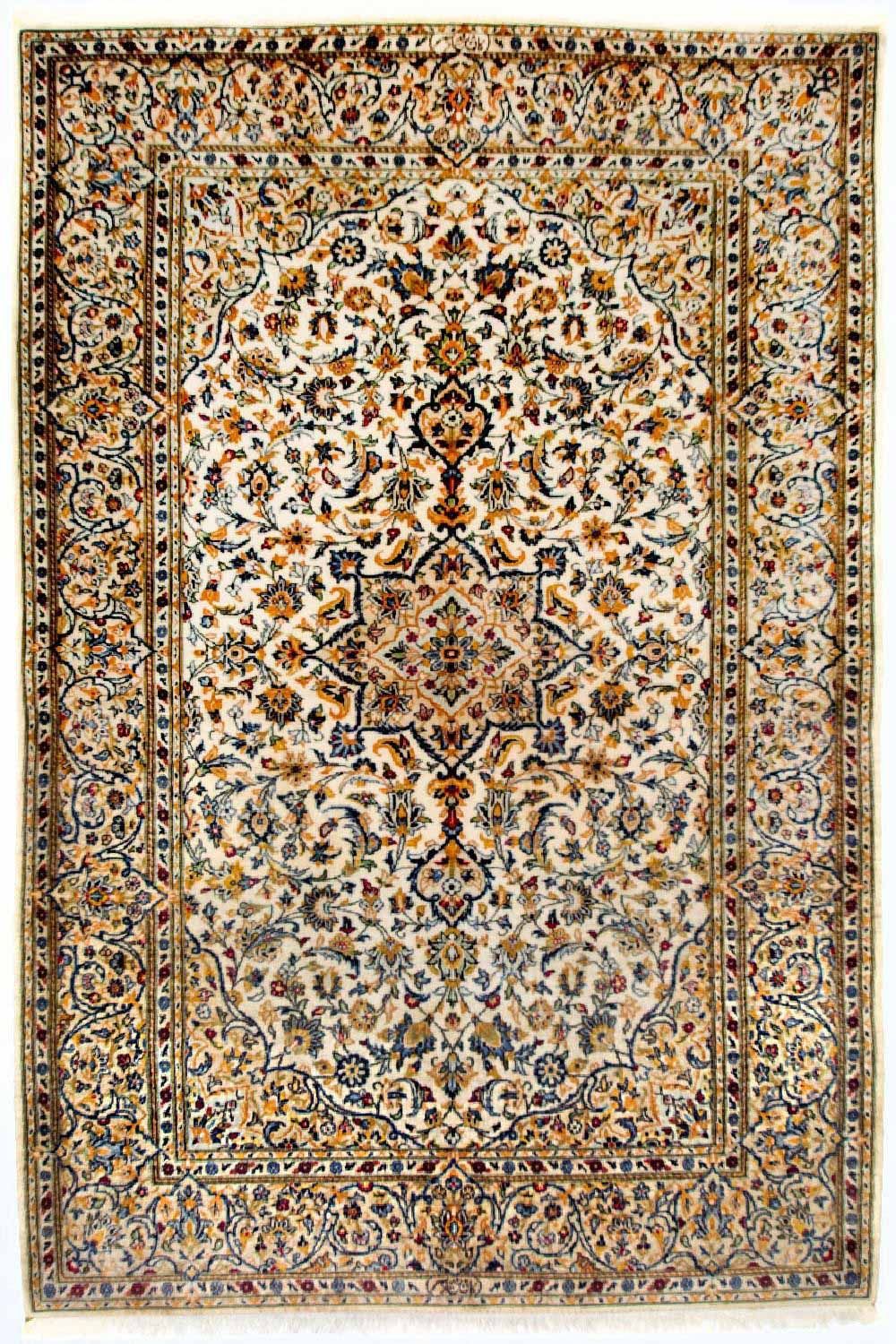 Perser Rug - Keshan - 222 x 139 cm - beige