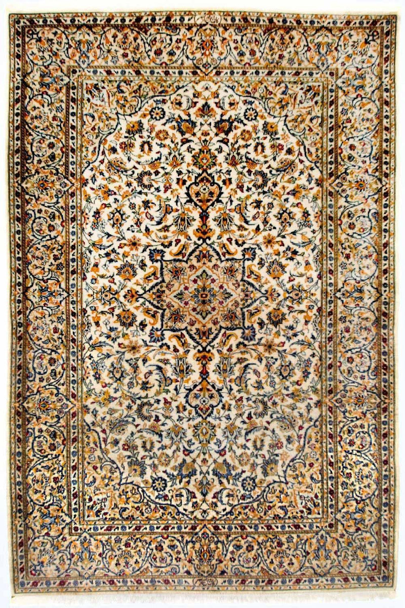Perser Rug - Keshan - 222 x 139 cm - beige