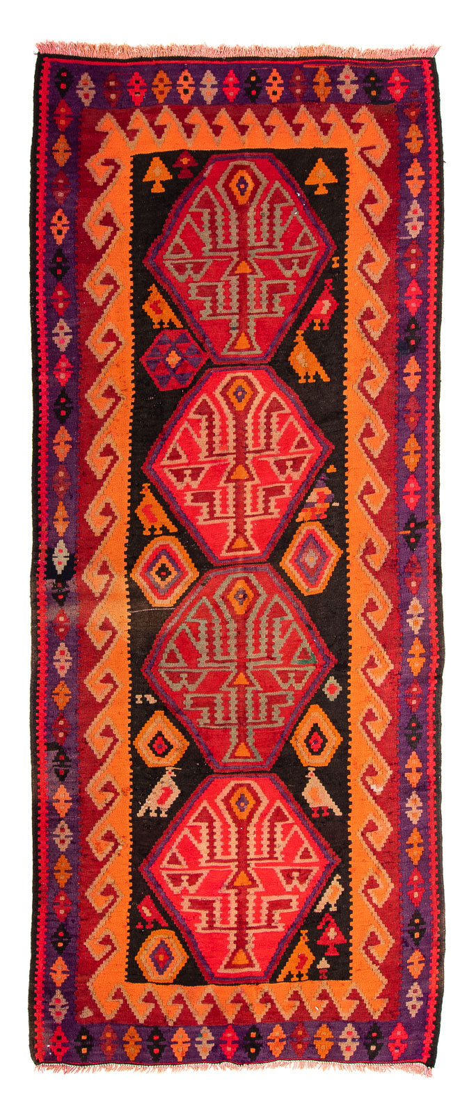 Kelim Rug - Old square  - 150 x 142 cm - multicolored