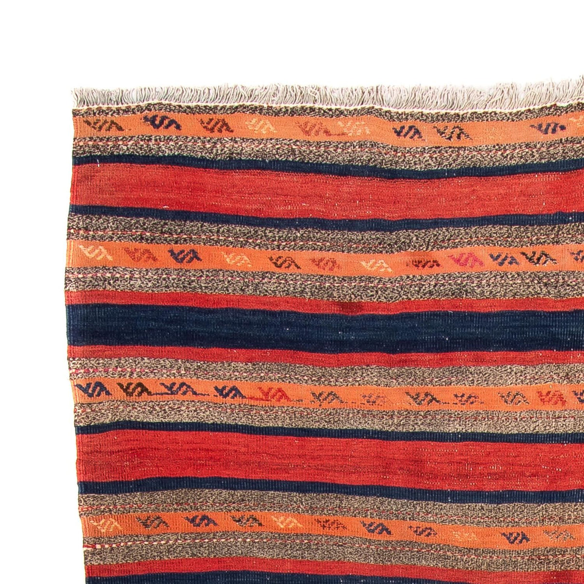 Runner Kelim Rug - Old - 312 x 142 cm - multicolored