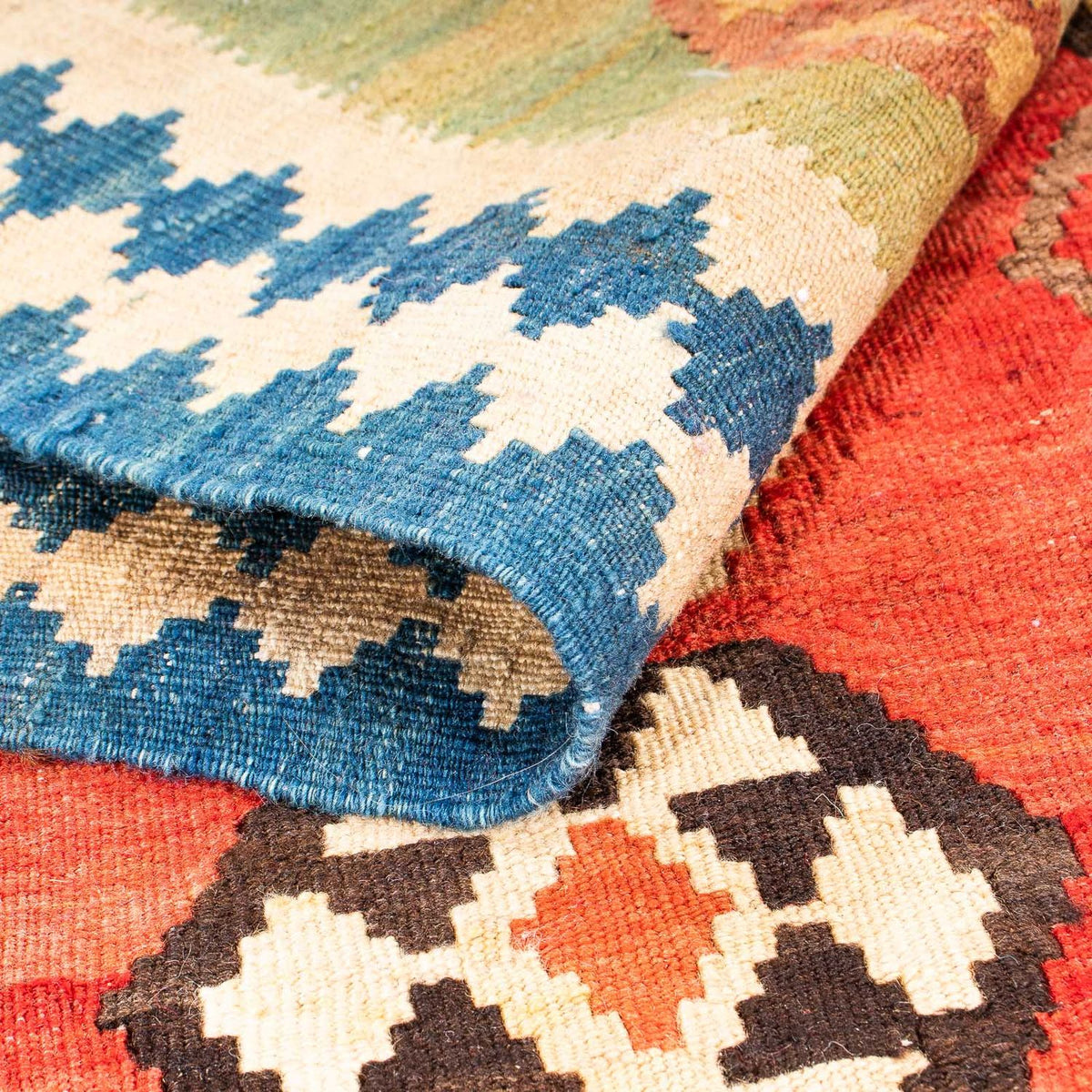 Kelim Rug - Old - 230 x 150 cm - multicolored