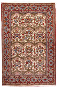 Perser Rug - Ghom - 215 x 141 cm - red