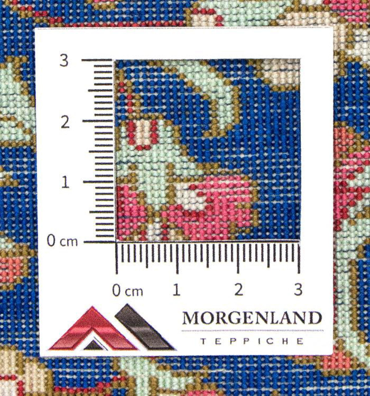 Silk Rug - Ghom Silk - Premium - 75 x 56 cm - blue