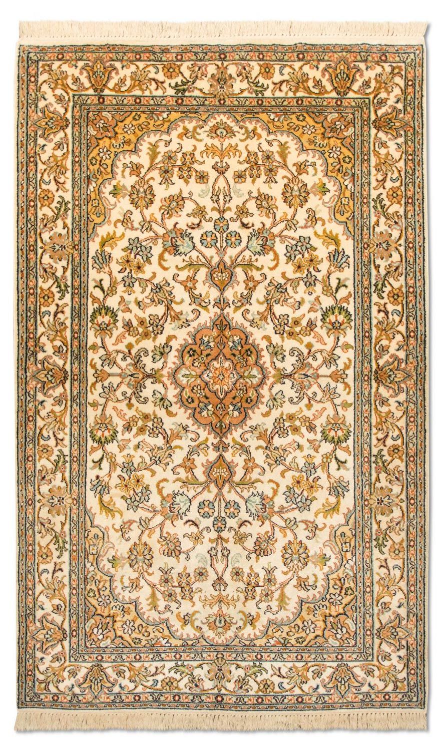 Silk Rug - Kashmir Silk - 155 x 83 cm - beige