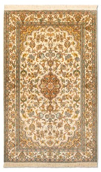 Silk Rug - Kashmir Silk - 155 x 83 cm - beige
