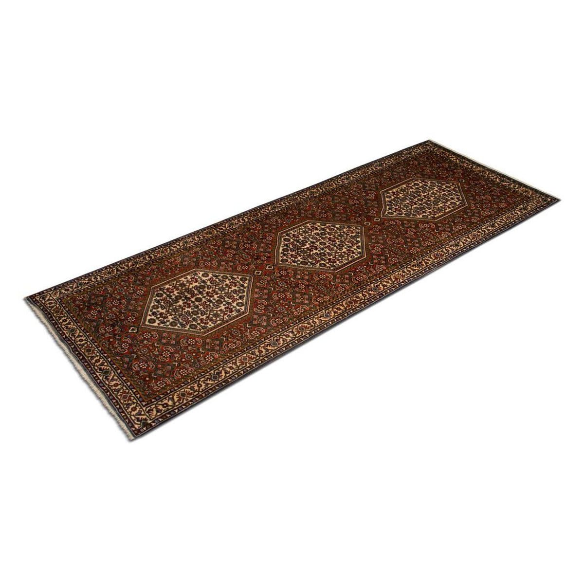 Runner Perser Rug - Bidjar - 214 x 77 cm - brown