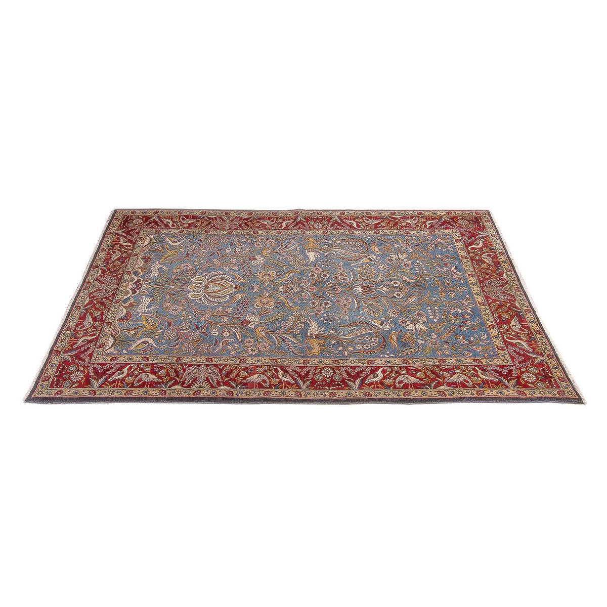 Perser Rug - Ghom - 207 x 137 cm - light blue