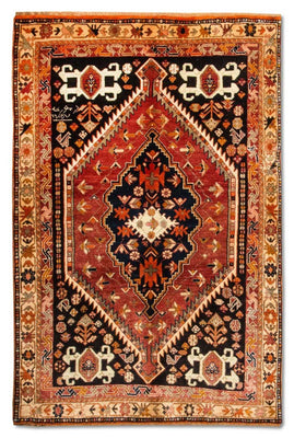 Perser Rug - Nomadic - 209 x 128 cm - blue