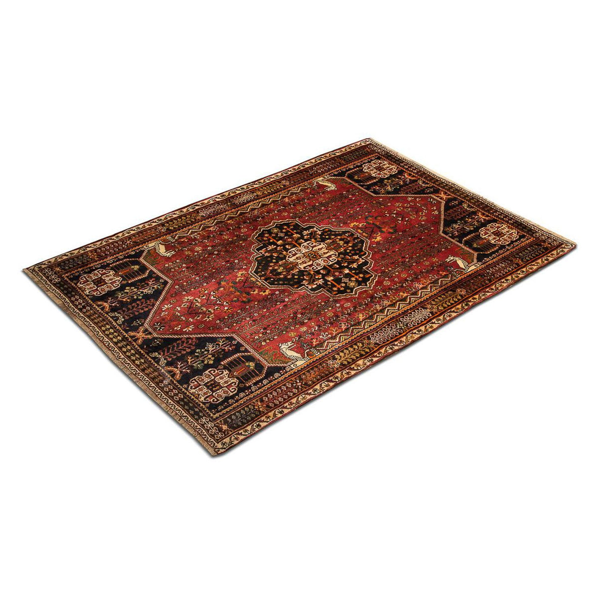Perser Rug - Nomadic - 253 x 161 cm - rust