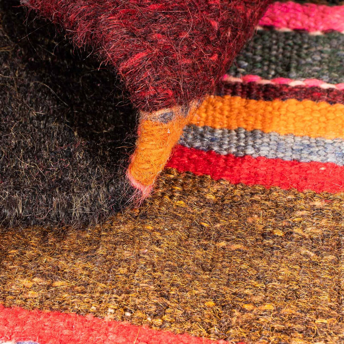 Kelim Rug - Old - 80 x 57 cm - multicolored