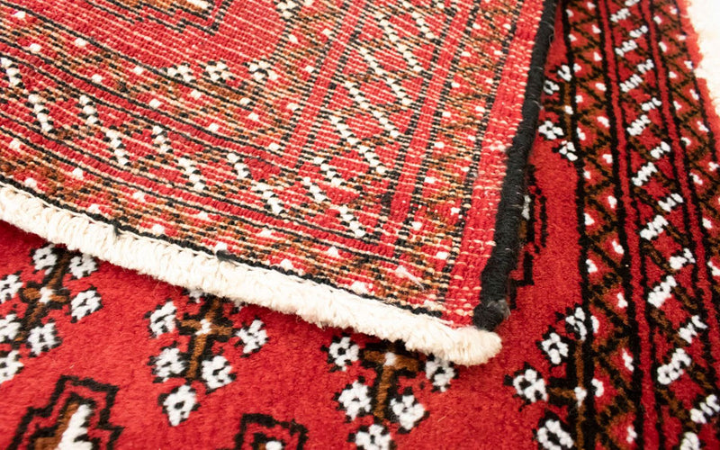 Runner Turkaman Rug - 100 x 50 cm - red