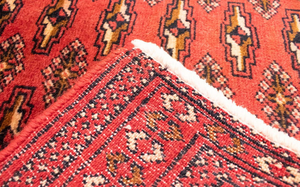 Runner Turkaman Rug - 100 x 50 cm - red