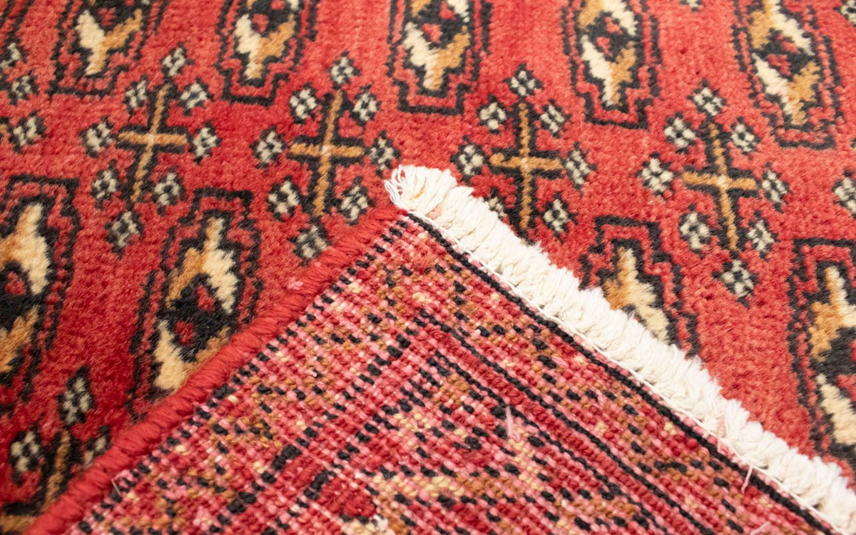 Runner Turkaman Rug - 100 x 50 cm - red