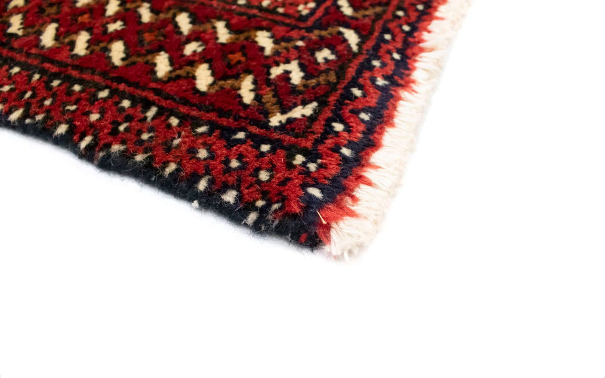 Runner Turkaman Rug - 100 x 50 cm - red