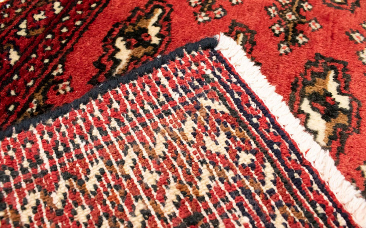 Runner Turkaman Rug - 100 x 50 cm - red