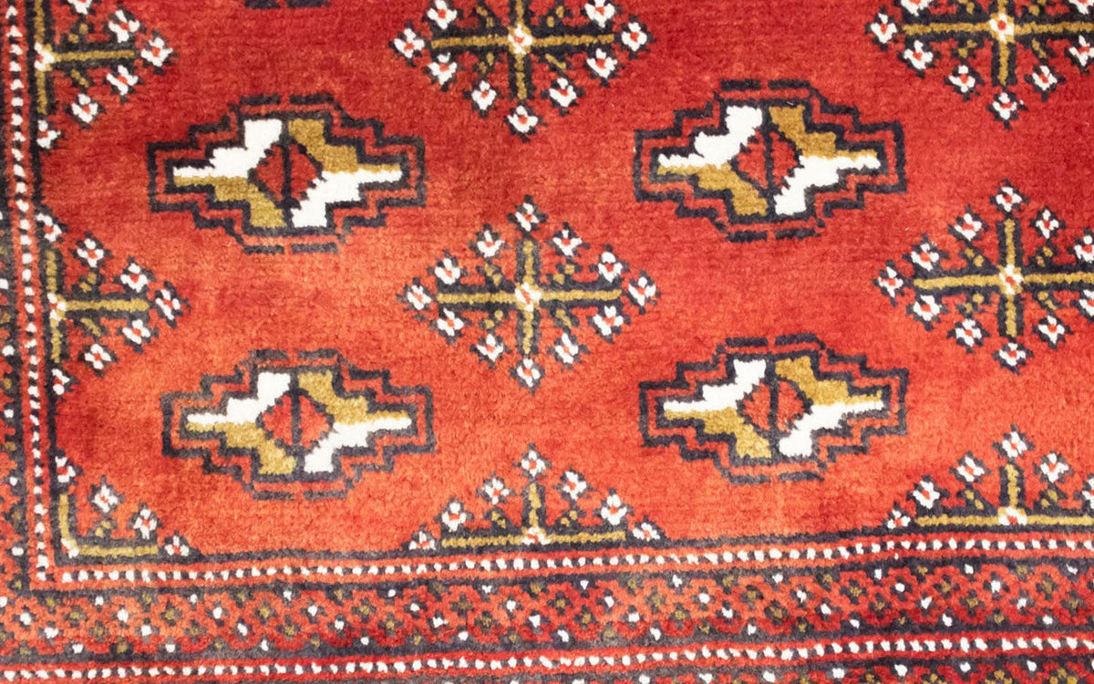 Runner Turkaman Rug - 100 x 50 cm - red