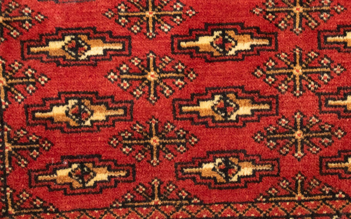 Runner Turkaman Rug - 100 x 50 cm - red