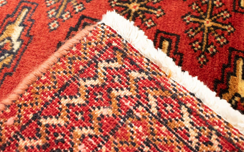 Runner Turkaman Rug - 100 x 50 cm - red